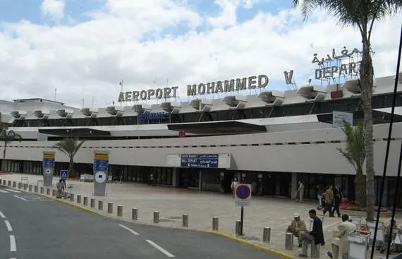 Aéroport Mohammed V de Casablanca (CMN) — point de prise en charge Taxi Arganier